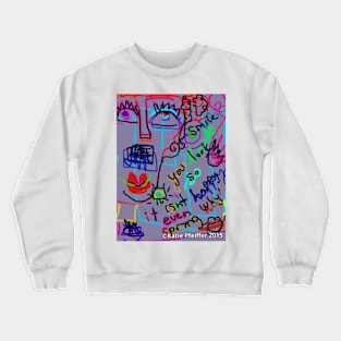 Grouchy Spring Doodle Crewneck Sweatshirt
